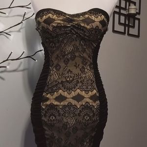 ⚡ Ruched Strapless Bodycon Mini ⚡